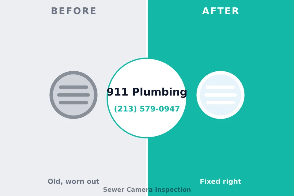 Before and after: plumbing repair Salamatof, AK